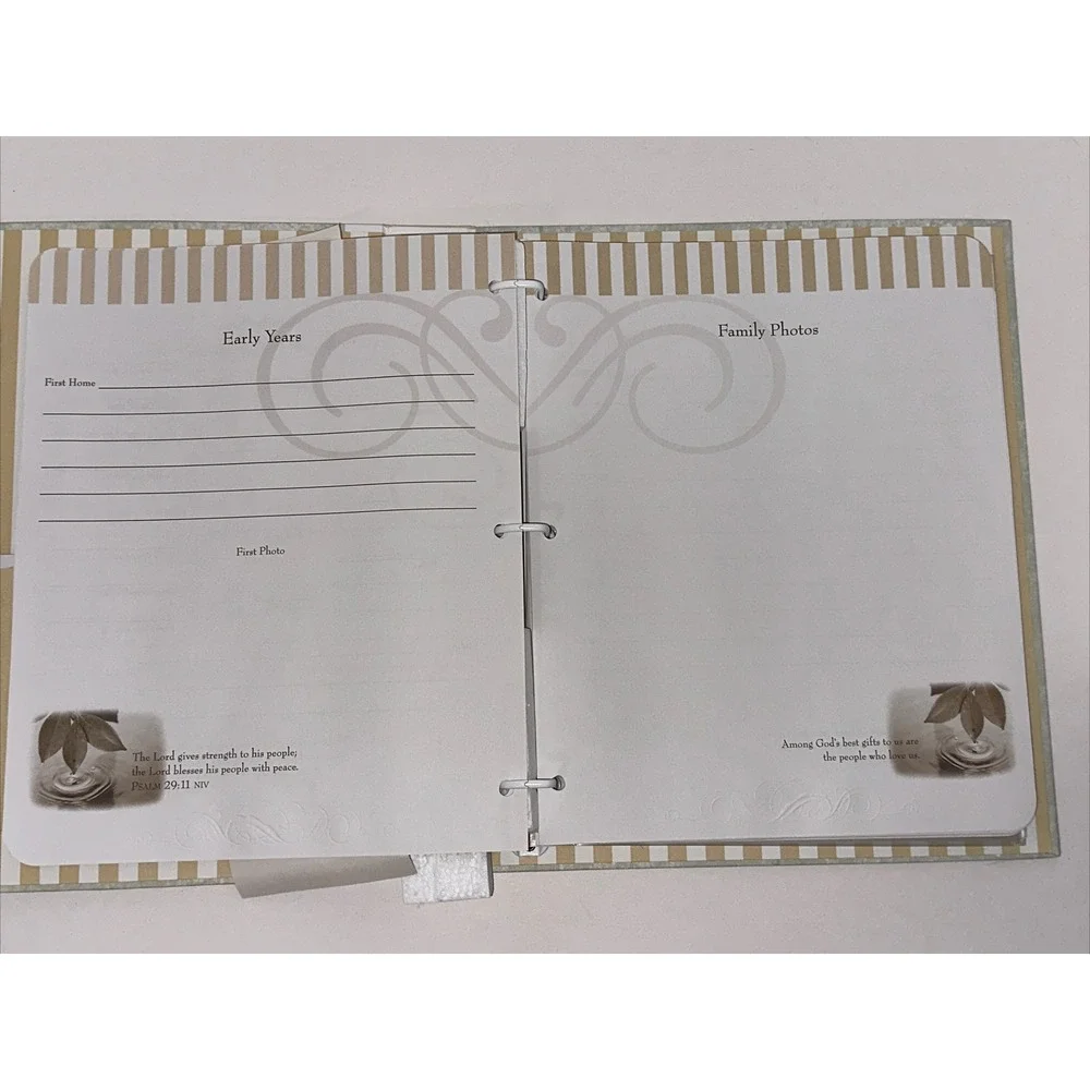 DaySpring In Loving Memory Chapters of Life Keepsake Photo Album Memory Book